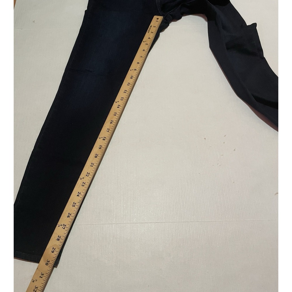 PAIGE VERDUGO ULTRA SKINNY TONAL MONA BLUE STRETCH JEANS WOMENS SIZE 27 MID-RISE - Picture 4 of 8
